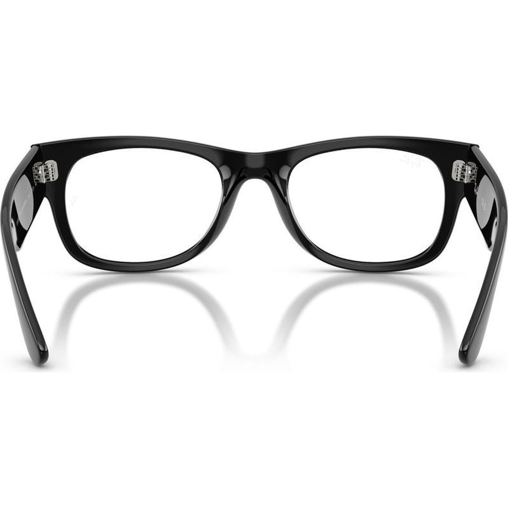 Mega Wayfarer II RX0832V, Black/Clear Lenses
