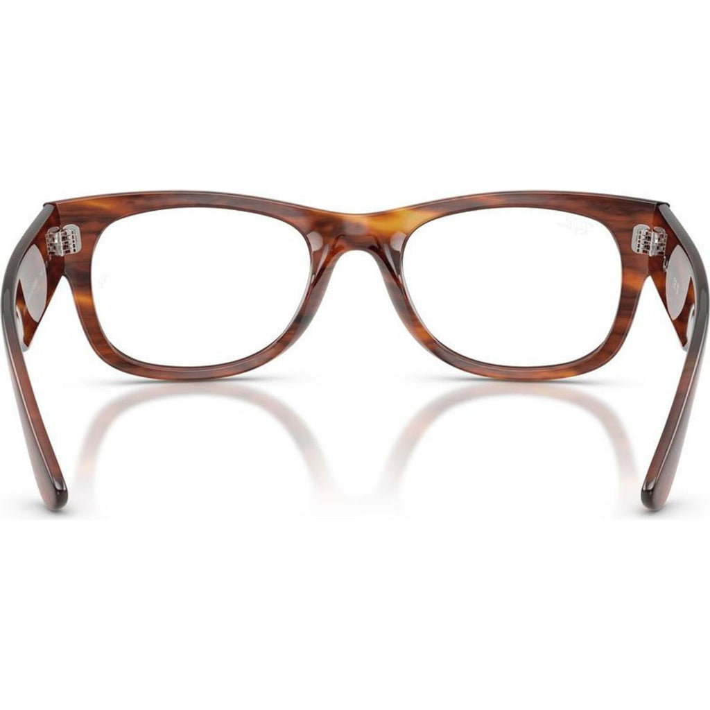 Mega Wayfarer II RX0832V, Striped Havana/Clear Lenses