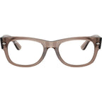 Mega Wayfarer II RX0832V, Transparent Taupe Beige/Clear Lenses