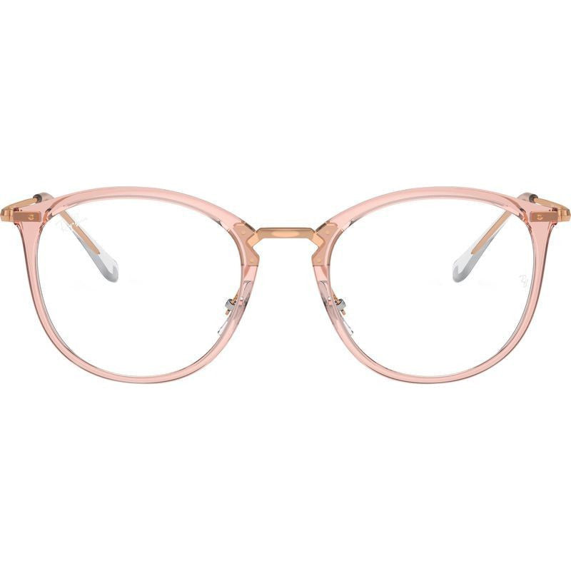 RX7140, Transparent Pink/Clear Lenses 51 Eye Size