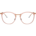 RX7140, Transparent Pink/Clear Lenses 51 Eye Size