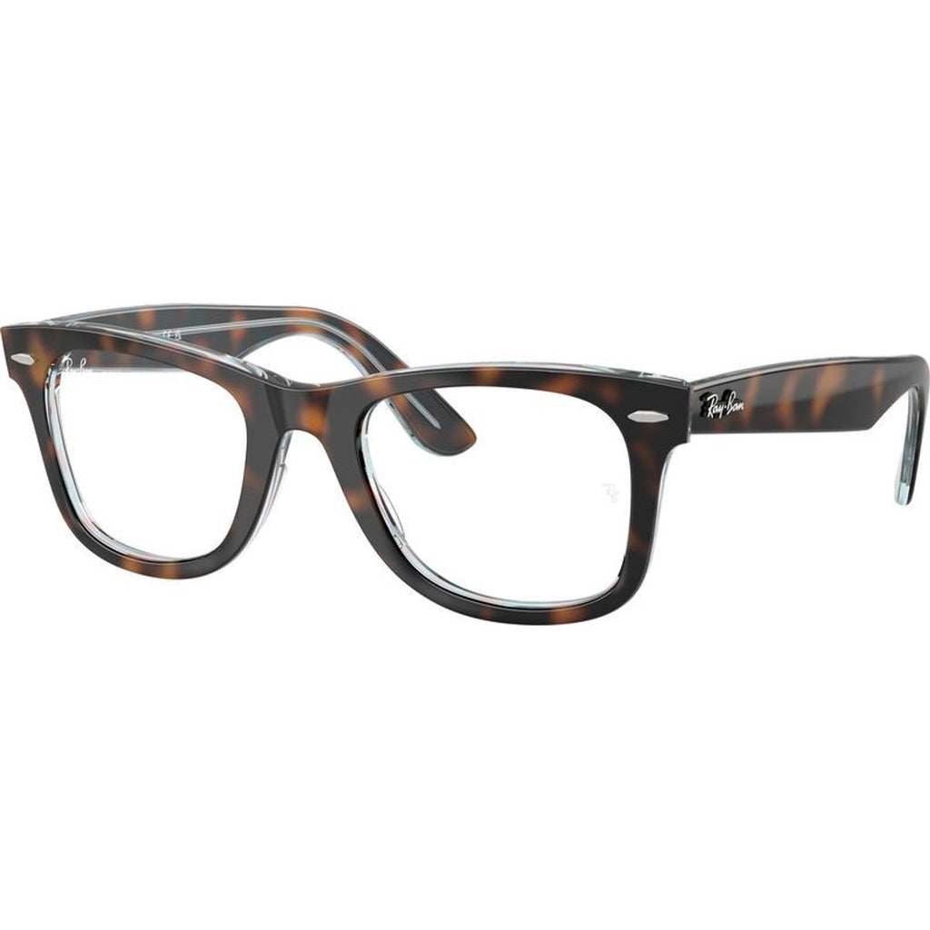 Wayfarer Ease RX4340V, Dark Havana on Multicolour/Clear Lenses