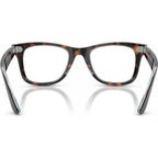 Wayfarer Ease RX4340V, Dark Havana on Multicolour/Clear Lenses