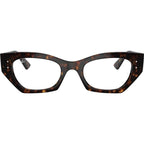 Zena RX7330, Havana/Clear Lenses 52 Eye Size