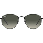 Hexagonal Legend RB3548, Black/Grey Gradient Glass Lenses 54 Eye Size