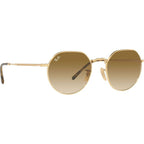 Jack RB3565, Arista/Brown Clear Gradient Glass Lenses 53 Eye Size