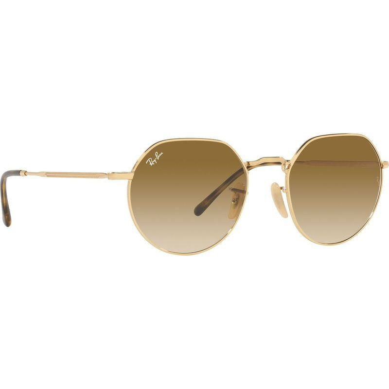 Jack RB3565, Arista/Brown Clear Gradient Glass Lenses 53 Eye Size