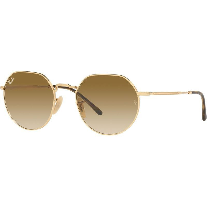 Jack RB3565, Arista/Brown Clear Gradient Glass Lenses 53 Eye Size