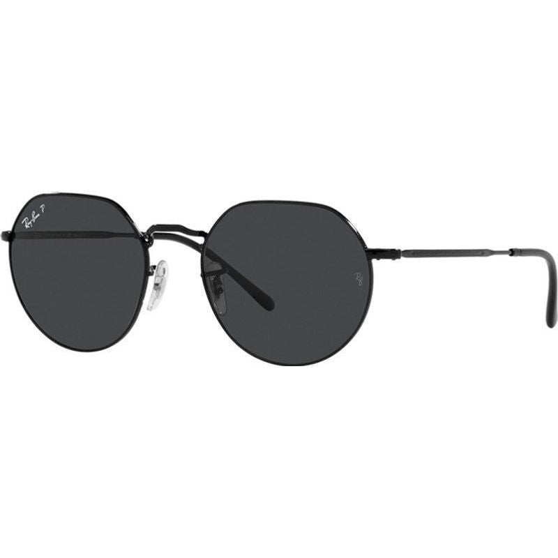 Jack RB3565, Black/Black Polarised Glass Lenses 53 Eye Size