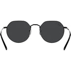 Jack RB3565, Black/Black Polarised Glass Lenses 53 Eye Size