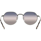 Jack RB3565, Black/Pink Blue Gradient Glass Lenses 53 Eye Size