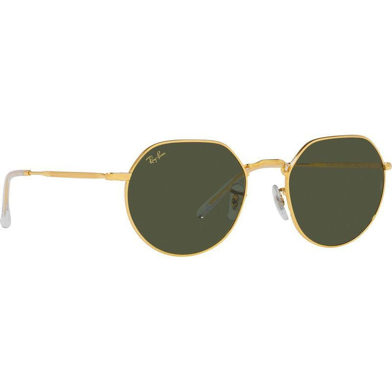 Jack RB3565, Legend Gold/Green Glass Lenses 53 Eye Size