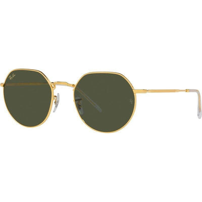 Jack RB3565, Legend Gold/Green Glass Lenses 51 Eye Size