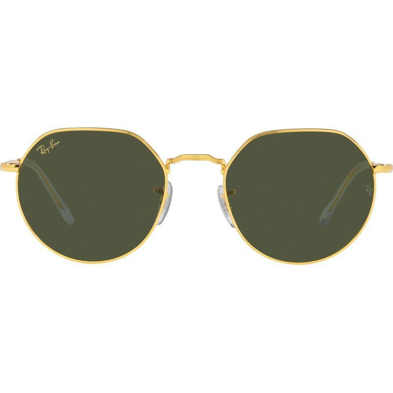 Jack RB3565, Legend Gold/Green Glass Lenses 53 Eye Size
