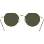 Jack RB3565, Legend Gold/Green Glass Lenses 53 Eye Size