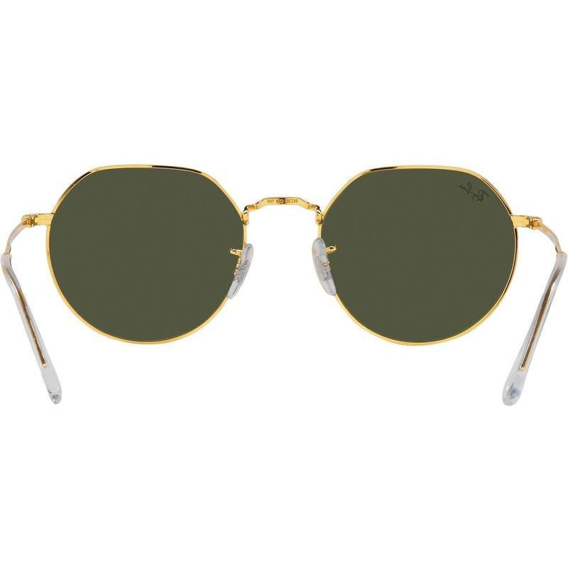 Jack RB3565, Legend Gold/Green Glass Lenses 53 Eye Size
