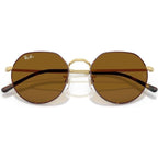 Jack RB3565, Matte Havana on Matte Arista/Brown Glass Lenses 55 Eye Size
