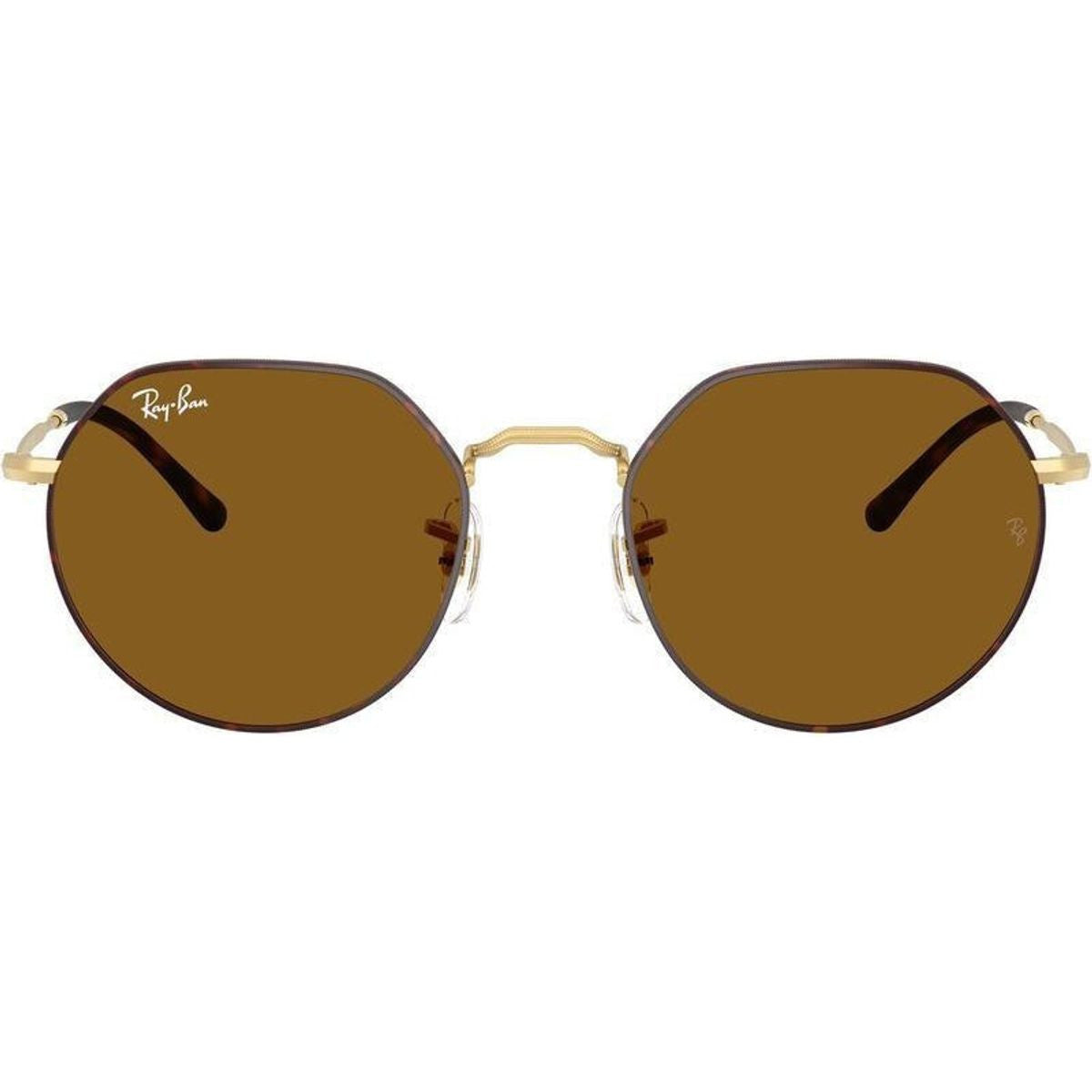 Jack RB3565, Matte Havana on Matte Arista/Brown Glass Lenses 55 Eye Size
