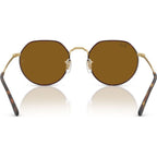 Jack RB3565, Matte Havana on Matte Arista/Brown Glass Lenses 55 Eye Size