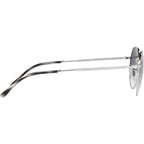 Jack RB3565, Silver/Blue Clear Gradient Glass Lenses 53 Eye Size