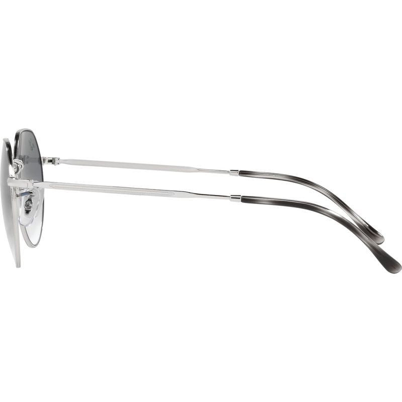 Jack RB3565, Silver/Blue Clear Gradient Glass Lenses 53 Eye Size