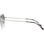 Jack RB3565, Silver/Blue Clear Gradient Glass Lenses 53 Eye Size