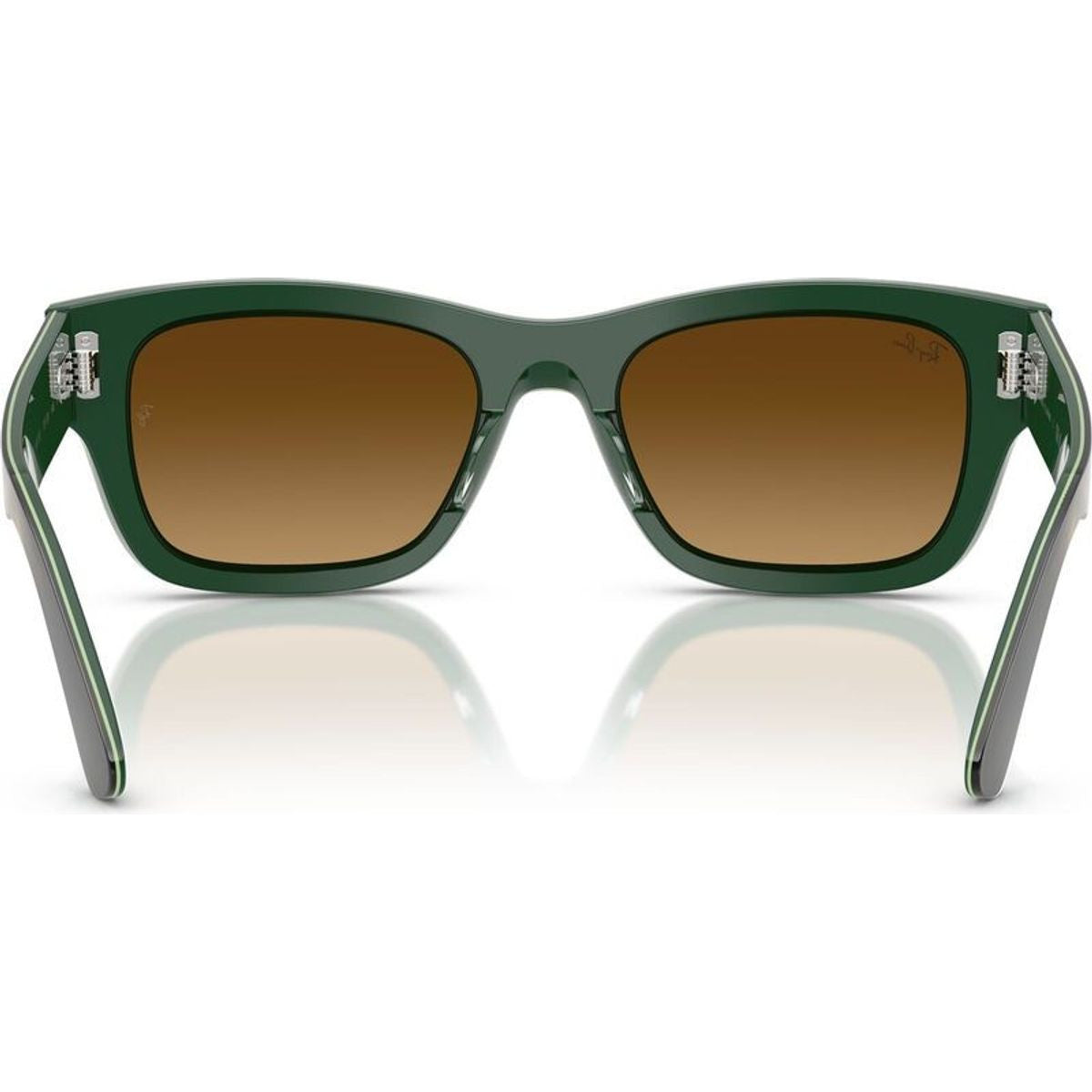 Joseph RB7683S, Striped Green on Green/Brown Gradient Glass Lenses
