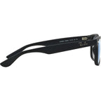 9052S Junior New Wayfarer, Matte Black/Blue Mirror Lenses