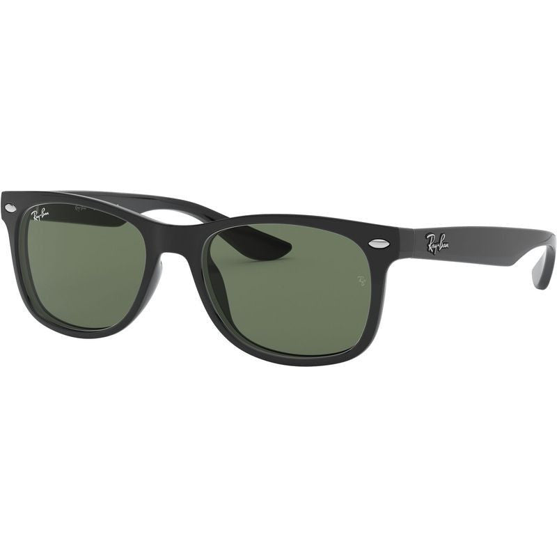 9052S Junior New Wayfarer, Black/Green Lenses