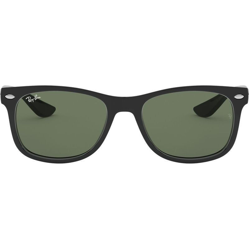 9052S Junior New Wayfarer, Black/Green Lenses