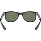 9052S Junior New Wayfarer, Black/Green Lenses