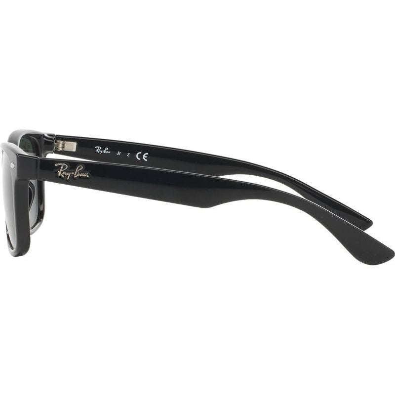 9052S Junior New Wayfarer, Black/Green Lenses