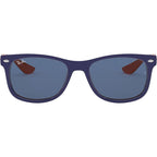 9052S Junior New Wayfarer, Blue on Orange/Blue Lenses