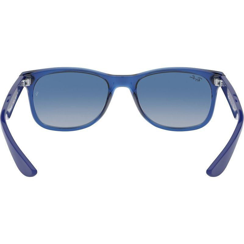9052S Junior New Wayfarer, Transparent Blue/Light Grey Blue Gradient Lenses