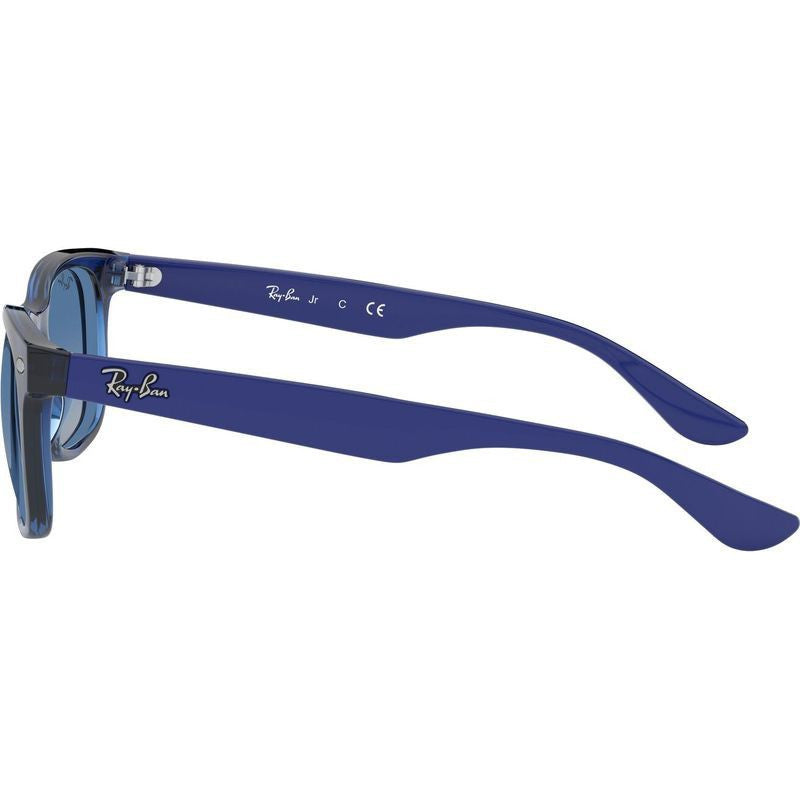 9052S Junior New Wayfarer, Transparent Blue/Light Grey Blue Gradient Lenses