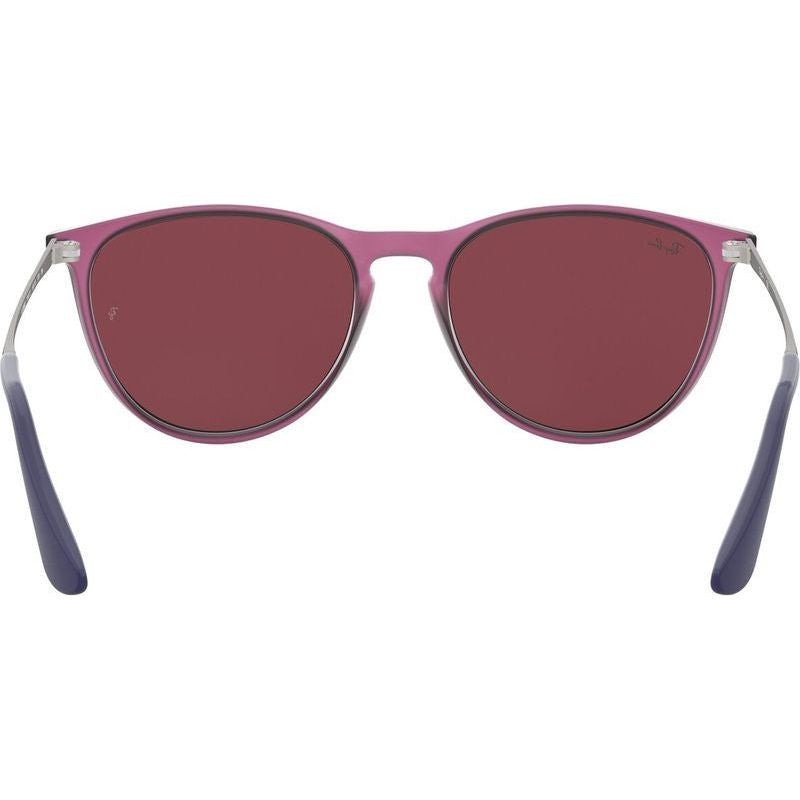 9060S Junior Erika, Rubber Transparent Fuchsia/Dark Violet Lenses