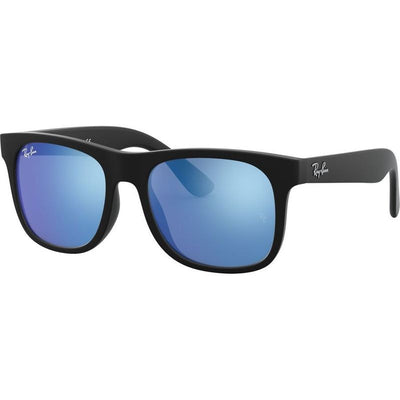 9069S, Black Rubber/Blue Mirror Lenses