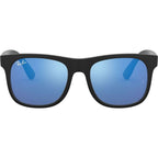 9069S, Black Rubber/Blue Mirror Lenses