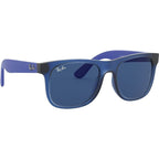9069S, Rubber Transparent Blue/Dark Blue Lenses