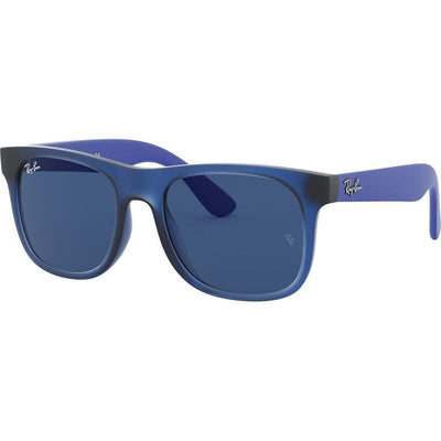 9069S, Rubber Transparent Blue/Dark Blue Lenses