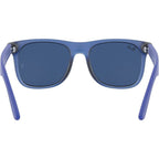 9069S, Rubber Transparent Blue/Dark Blue Lenses
