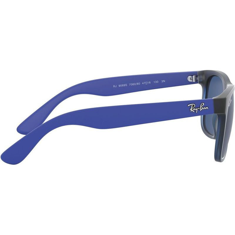 9069S, Rubber Transparent Blue/Dark Blue Lenses