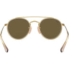 9647S, Gold and Brown/Dark Brown Lenses