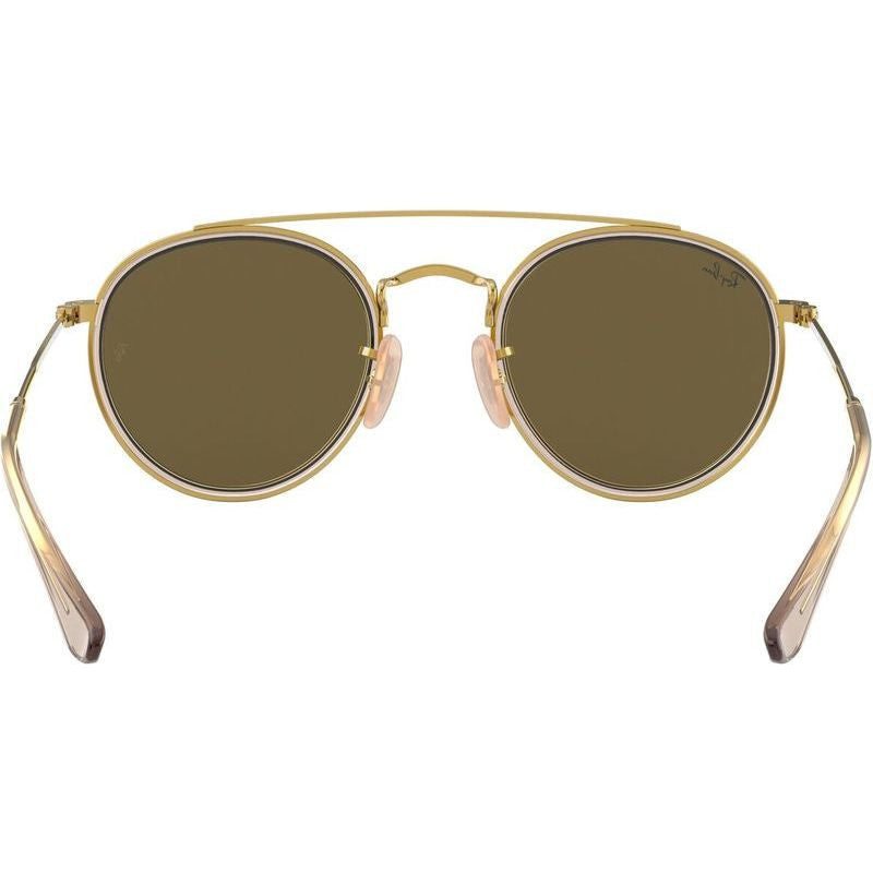 9647S, Gold and Brown/Dark Brown Lenses