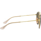 9647S, Gold and Brown/Dark Brown Lenses
