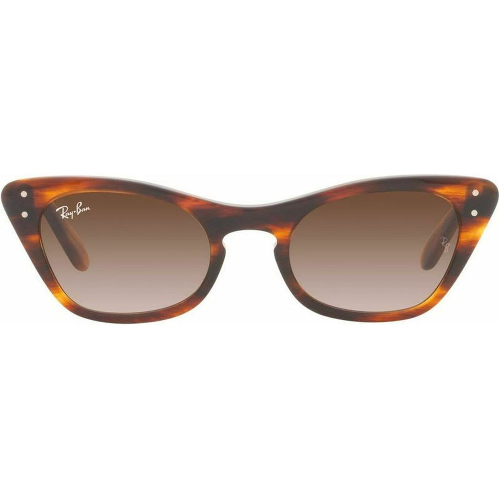 Miss Burbank RJ9099S, Striped Havana/Brown Gradient Lenses 45 Eye Size