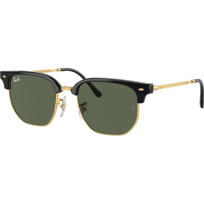 Junior New Clubmaster 9116S, Black on Arista/Dark Green Lenses