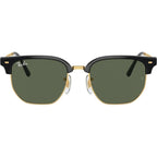 Junior New Clubmaster 9116S, Black on Arista/Dark Green Lenses