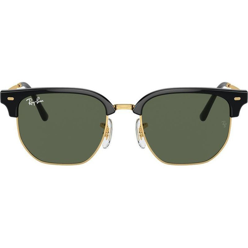 Junior New Clubmaster 9116S, Black on Arista/Dark Green Lenses