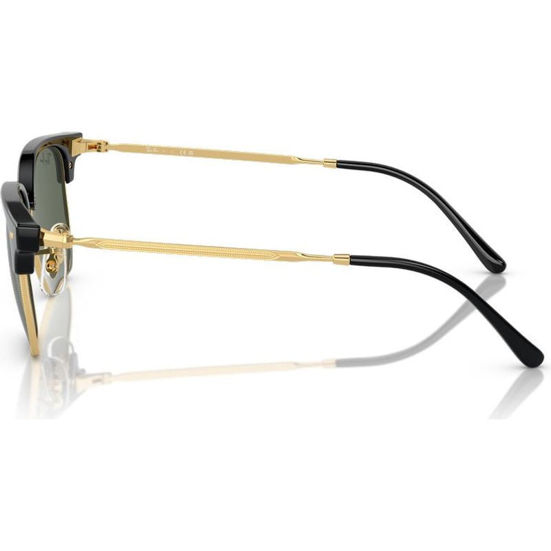 Junior New Clubmaster 9116S, Black on Arista/Dark Green Lenses